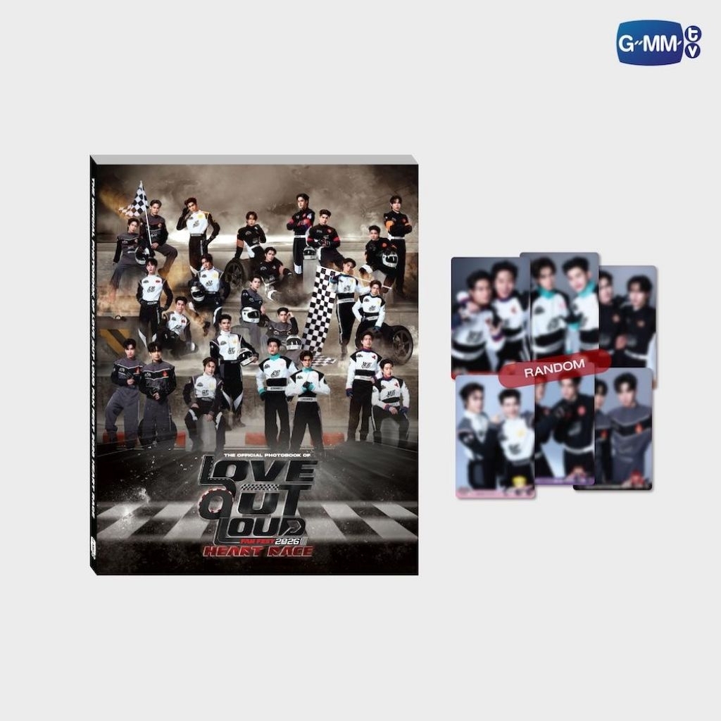 พร้อมส่ง PHOTOBOOK OF LOVE OUT LOUD FAN FEST 2026 : HEART RACE