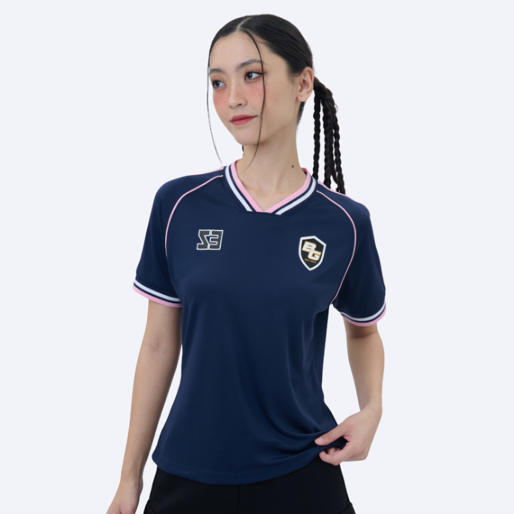 BODY GLOVE Women's SC Essential Soccer Tees เสื้อยืด ผู้หญิง สีกรมท่า