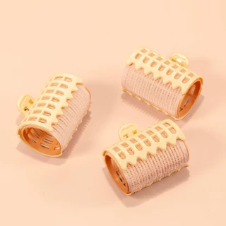 [A-9506] แกนม้วนผม 2-in-1 แบบมีกิ๊บหนีบในตัว (แพ็ก 3 ชิ้น) ยกโคนผม เพิ่มวอลลุ่ม ไม่ทำร้ายเส้นผม