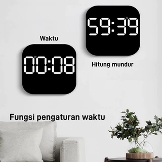 นาฬิกาอิเล็กทรอนิกส์ แบบจอ LED ดิจิตอล โชว์วันที่และอุณหภูมิ พร้อมฟังก์ชันหลายอย่างสำหรับห้องนอน