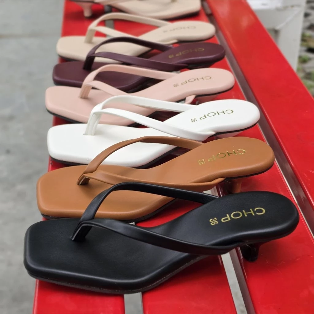 OHODOODEE - สบาย Chic (Sabai Chic): ส้นสูงพื้นสูง 2นิ้ว สวยเปรี้ยวดีไซน์สวยเก๋ทันสมัย. B23