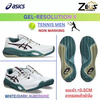 ASICS GEL-TENNIS (แนะนำไซส์ + 0.25 - 0.5CM จากรองเท้าผ้าใบค่ะ) รองเท้าเทนนิสผู้ชาย เน้นความมั่นคงและสบายเมื่อเล่นเทนนิส