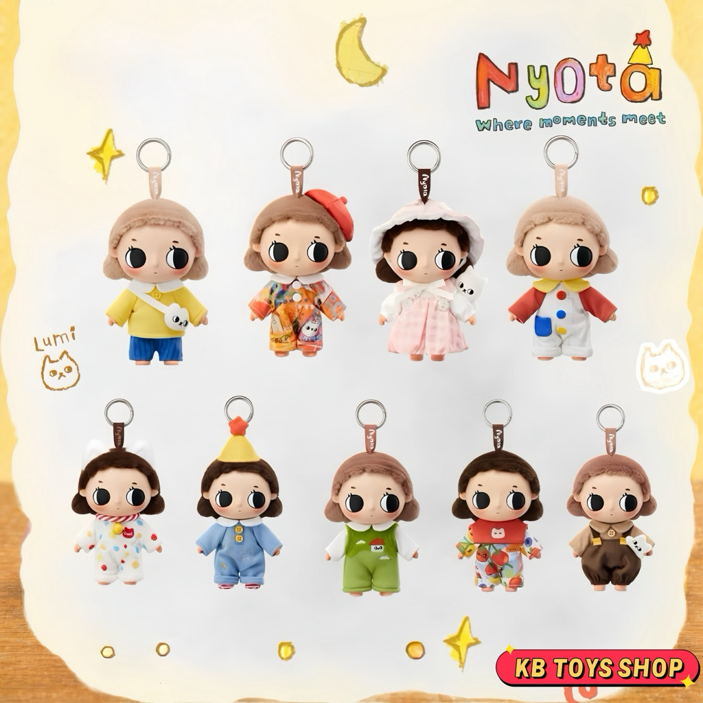 [มีเลือกตัว/จุ่ม พร้อมส่งด่วนใน 🇹🇭] ⭐️ พวงกุญแจ เนียวตะ ⭐️ Nyota Where Moments Meet Series Plush Doll🎨