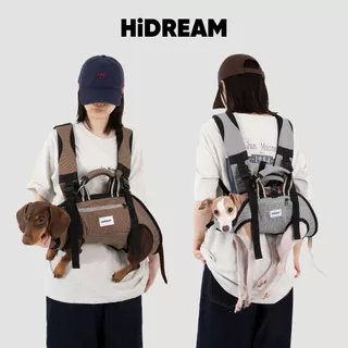 [ส่งด่วน] HiDREAM กระเป๋าสะพายสัตว์เลี้ยง Balanced Horizontal รุ่นผ้าเย็น สะพายหน้า-หลัง รองรับสรีระ