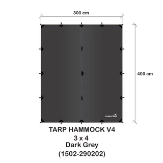 ฟลายชีท ทาร์ปเปล Tarp Hammock 3x4 15d PU ผ้าคลุมเปล ผ้าน้ำหนักเบา ฟลายชีทไทย Flysheetthai