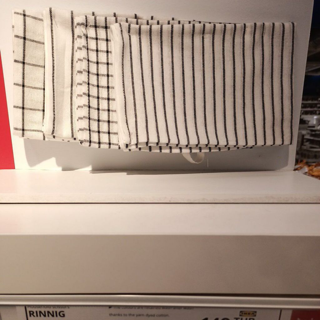 ผ้าเช็ดจาน IKEA อิเกีย อีเกีย 4 ผืน 45x60 ซม.