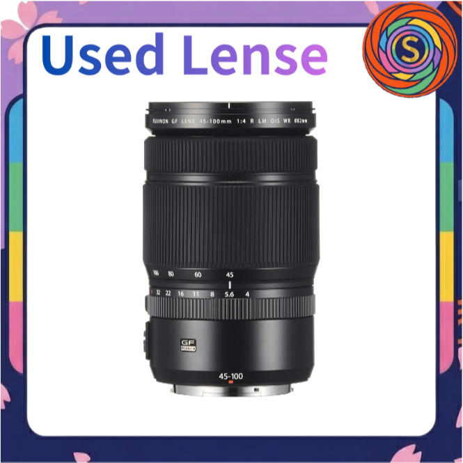 【Secondhand】Fujifilm GF 45-100mm F4 R LM OIS WR Standard Zoom Lens for Fujifilm G Mount Medium Forma
