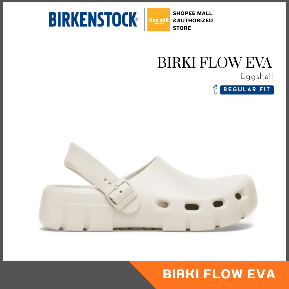 BIRKENSTOCK Birki Flow EVA (Eggshell) รองเท้าแตะ รุ่นเด็ด ทรงมาแรง ได้ทั้งชายหญิง (regular)