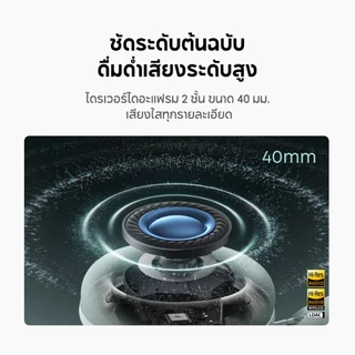 [NEW] ANKER Soundcore Space 2 หูฟังครอบหู ANC 3.0 headphones 50H ชาร์จเร็ว หูฟังบลูทูธไร้สาย LDAC Hi-Res บลูทูธ6.1 D1402