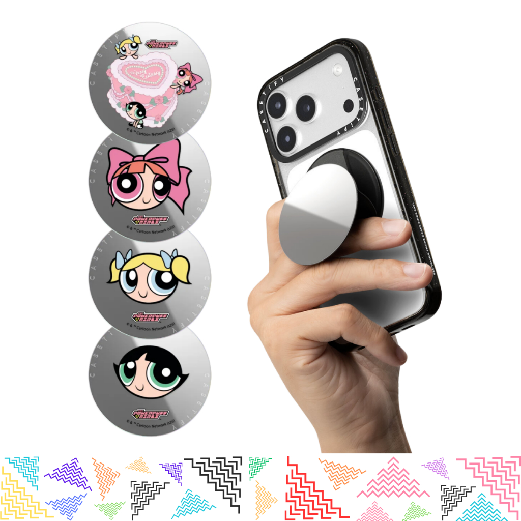 อุปกรณ์ CASETiFY | The Powerpuff Girls Snappy Grip Stand [Powerpuff Girls] แท้ พร้อมส่ง