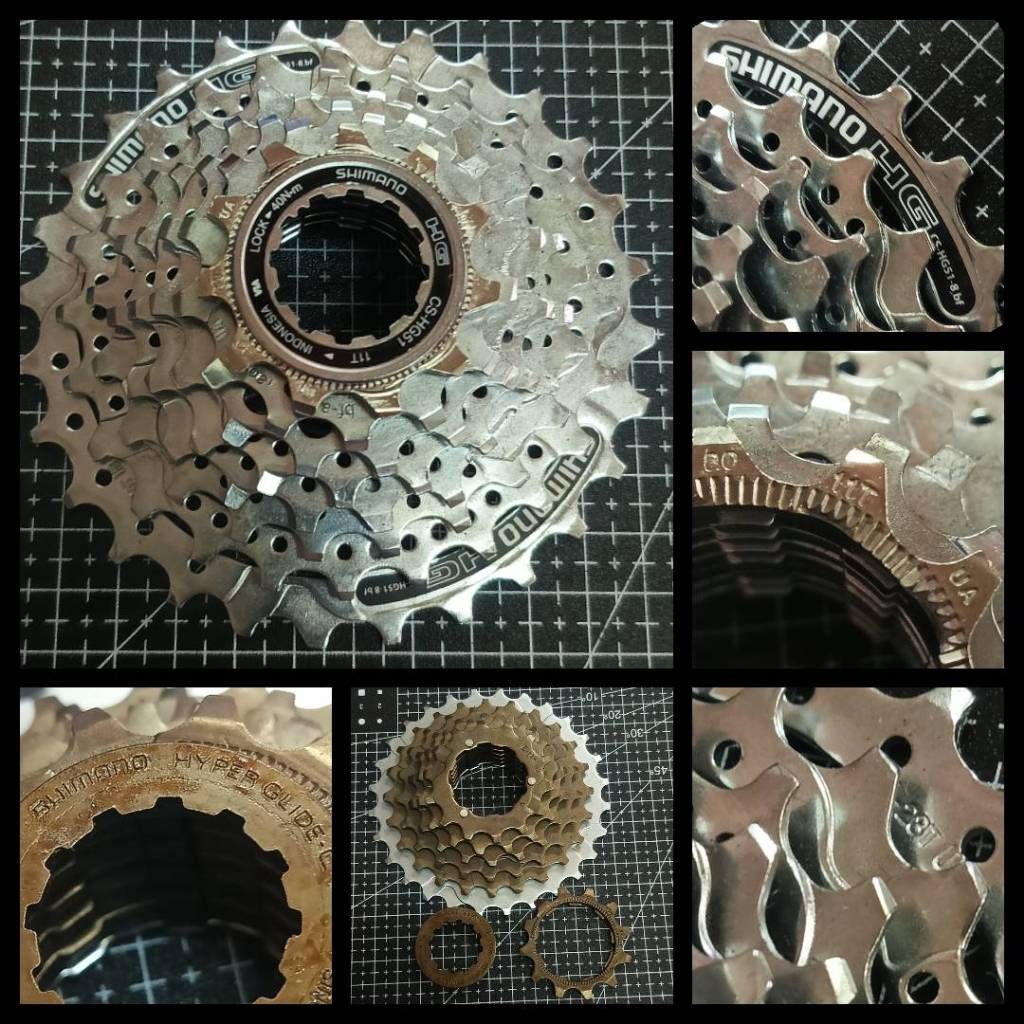 เฟืองเกียร์ 7 และ 8 สปีด Shimano เฟืองสวม (ใส่กับดุมแบบมีโม่) เฟือง7ชั้น เกียร์7สปีด เฟือง8ชั้น เกียร์8สปีด