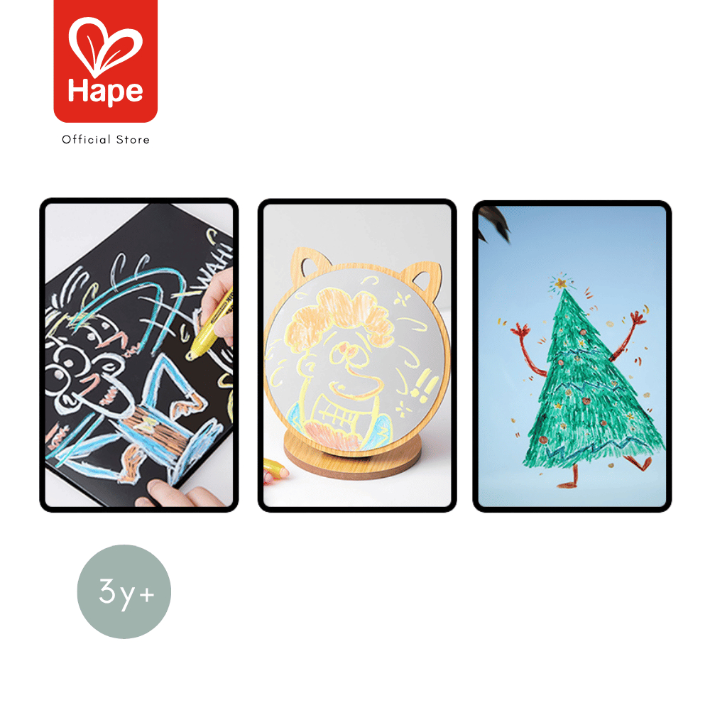 Hape - Children's Soft Blackboard กระดานดำสำหรับเด็ก 3Y+ รูปที่ 4
