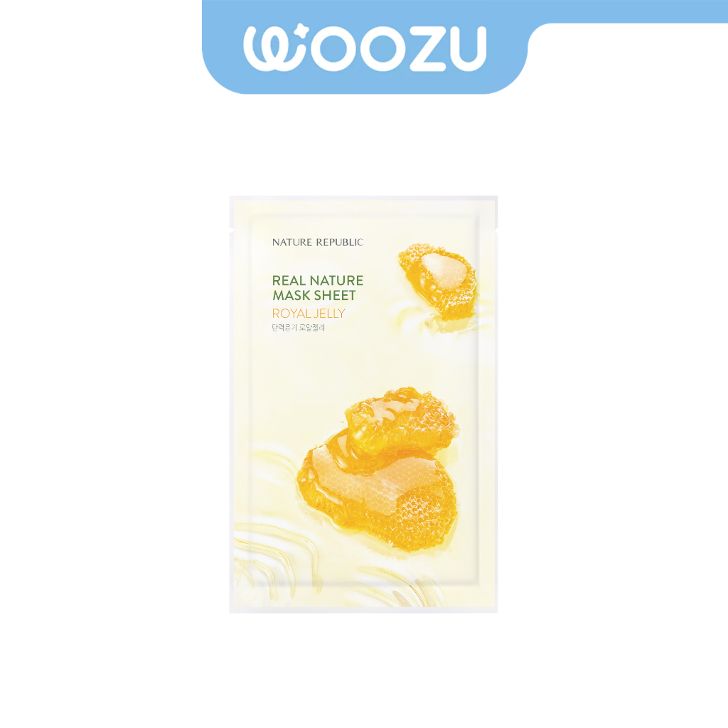 NATURE REPUBLIC Real Nature Royal Jelly Mask Sheet (23ml*1ea)