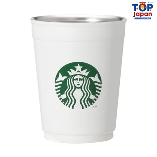 🚚พร้อมส่ง🇯🇵นำเข้าจากญี่ปุ่นของแท้💯% แก้ว 2 way Starbucks Stainless Steel Cup 355ml. (MATTE WHITE COLLECTION 2026)