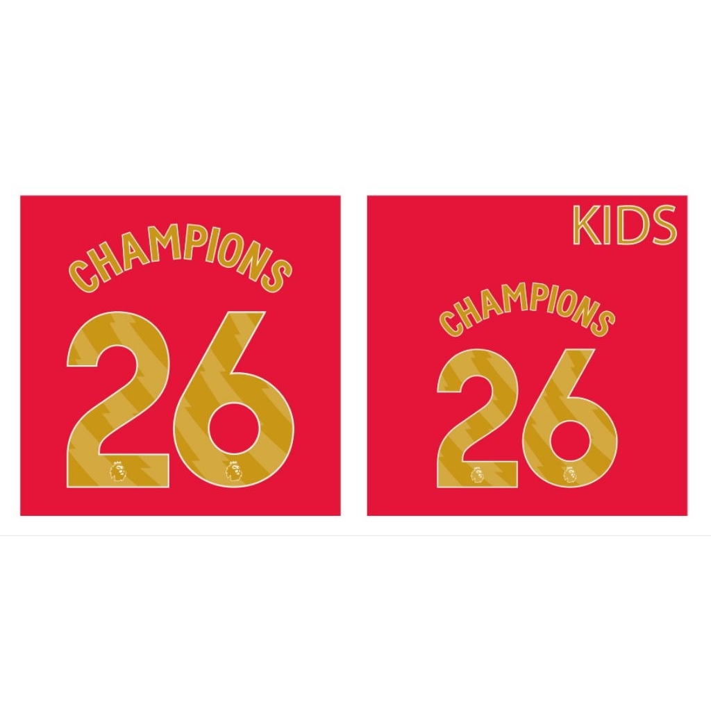 เฟล็กซ์รีดเสื้อ เบอร์รีดเสื้อ ชื่อพร้อมเบอร์ ARSENAL 25-26