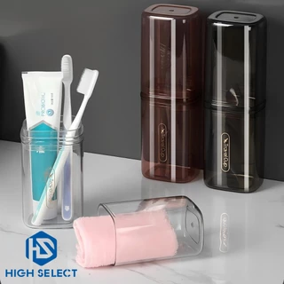 ถ้วยแปรงฟันเดินทาง กล่องเก็บแปรงสีฟัน พกพาสะดวก กล่องเก็บของใช้ในห้องน้ำ กล่องแปรงสีฟันไฟฟ้า