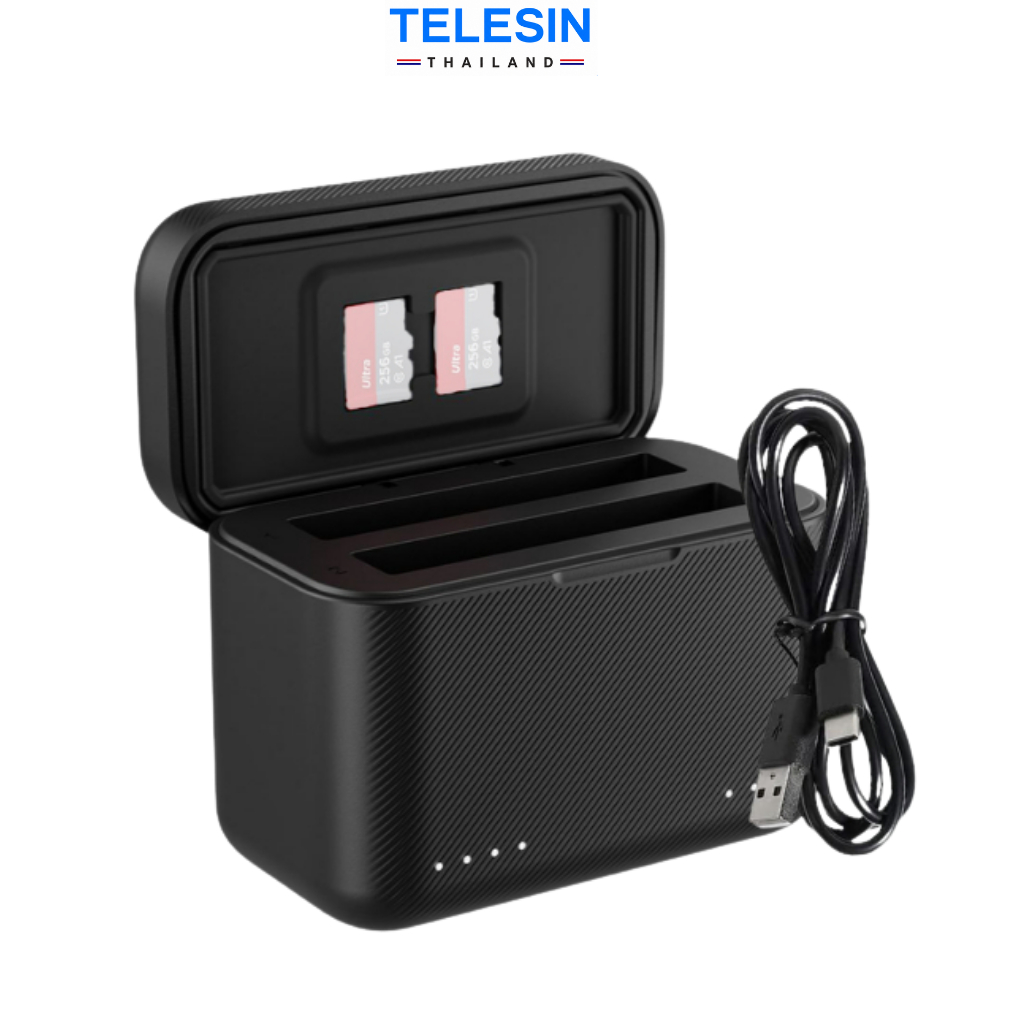TELESIN Insta360 X5 Charging Case เคสชาร์จพกพา แบบกล่อง