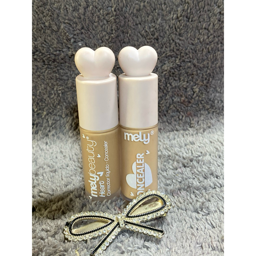 คอนทัวรงพื้น melt CONCERNALER รูปฝาหัวใจสีชม ปกปิดรริ้วรอย กันน้ำกันเหงื่อ พร้อมส่ง