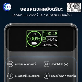 พาวเวอร์แบงค์ 20000mAh PD130W ชาร์จเร็ว Power Bank 4 พอร์ต ไฟLEDสว่าง OUKU RK2-P100 [CCC]