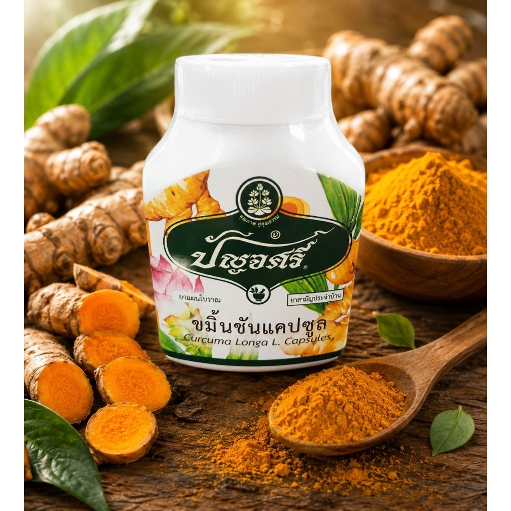 ปัญจศรีขมิ้นชัน (กระปุก) 60 แคปซูล