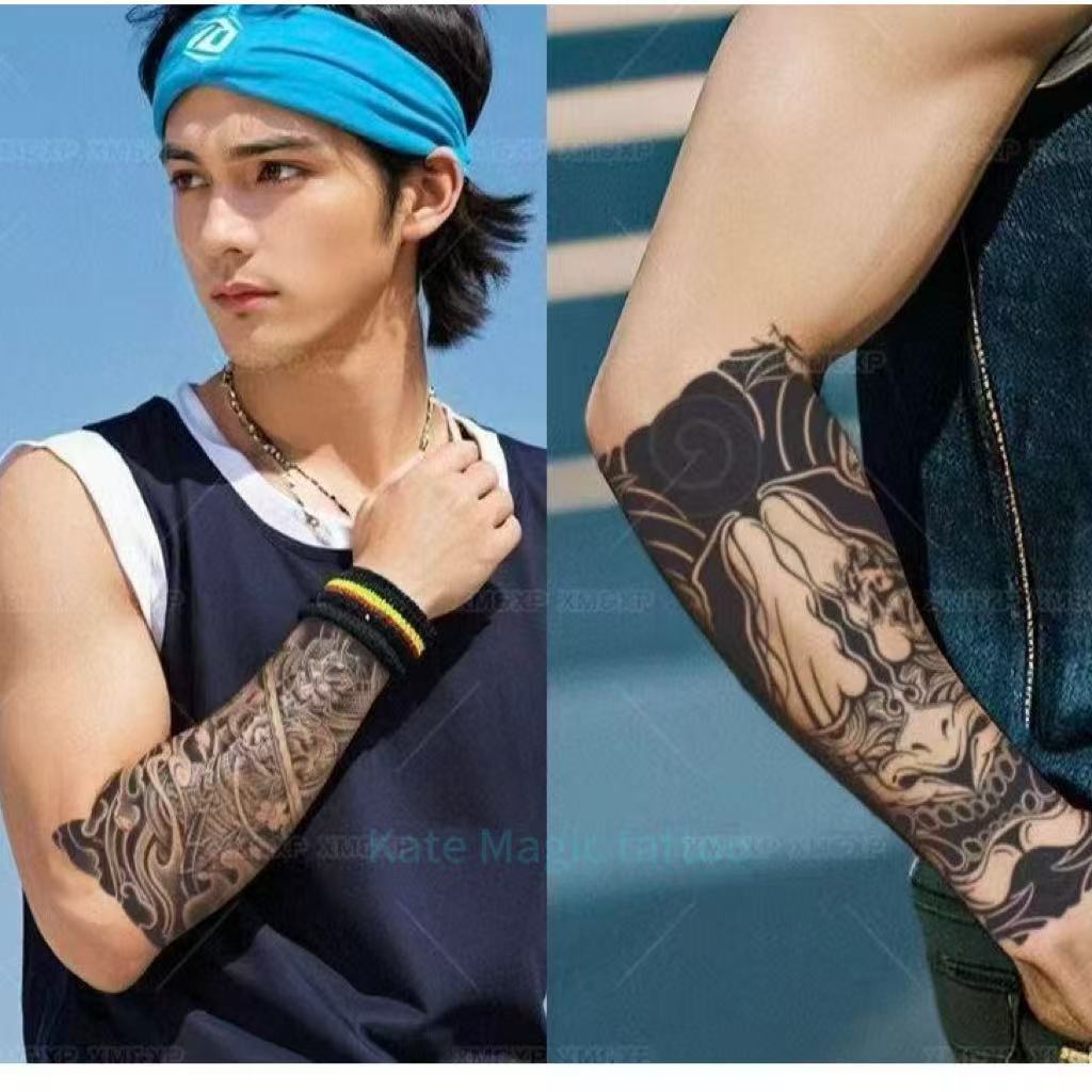 ส่งCODในไทย📦Magic Tattoo ลวดลายภาพวาดตัวละครสไตล์ญี่ปุ่น กันน้ำ ทนตลอดวัน ติดทนนาน 15 วัน