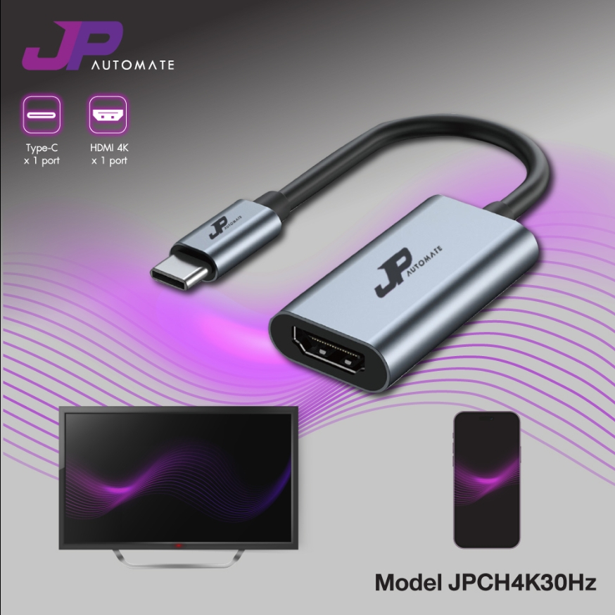 JP AUTOMATE Type-C To HDMI 4K 30hz (JPCH4K30)