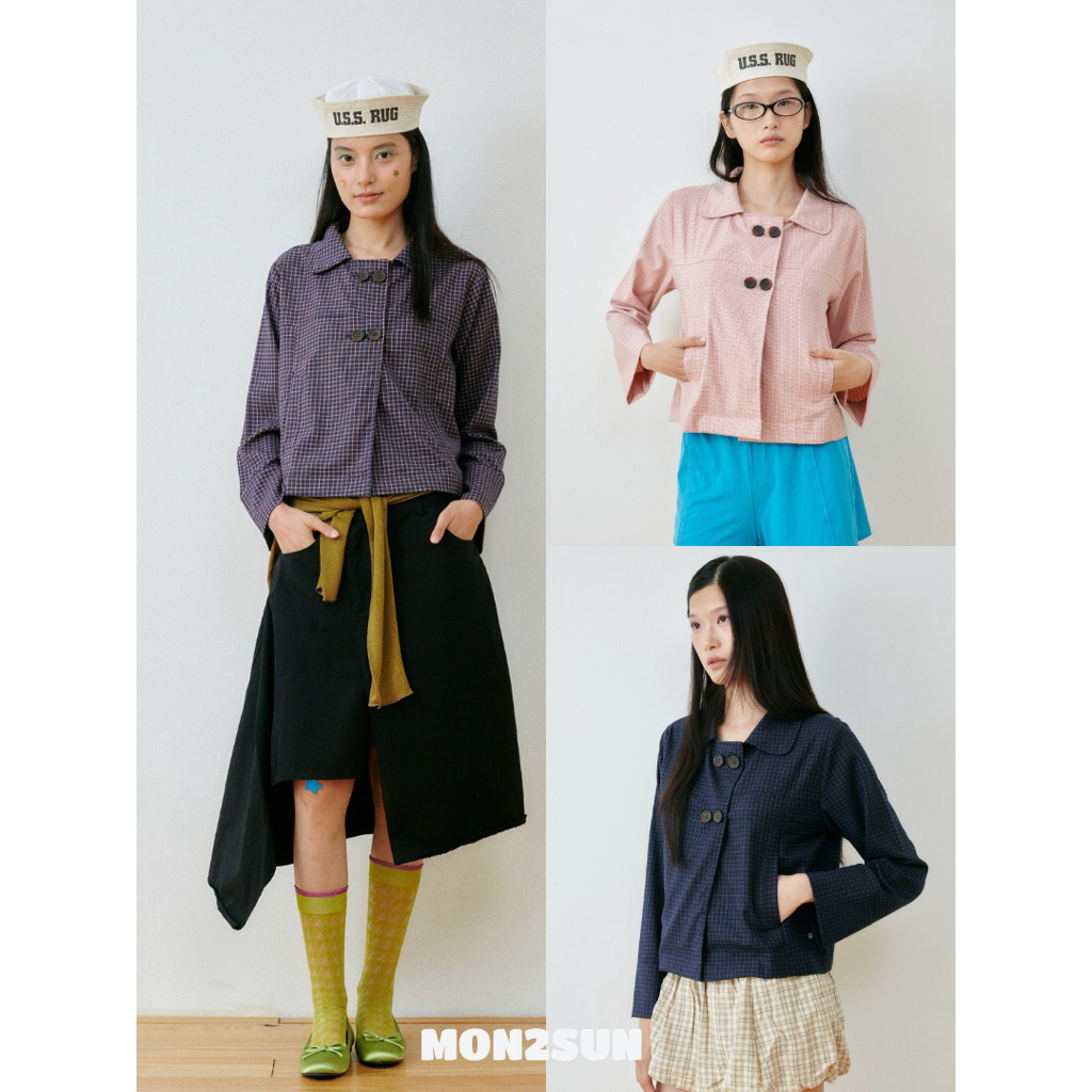 Rebel collar shirt เสื้อเชิ้ตแขนยาว เสื้อเชิ้ตแขนยาวคอปกทรงหลวม ใส่สบาย