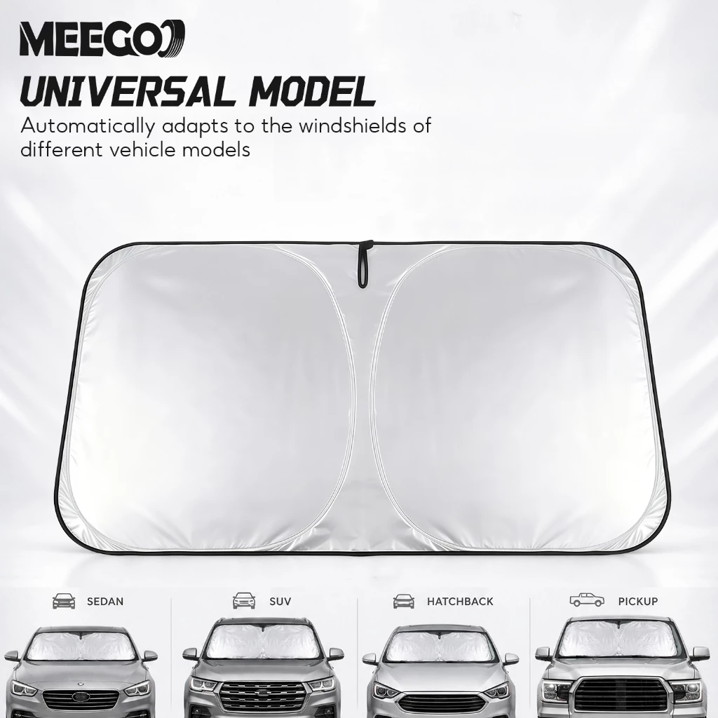 MeeGoo ร่มกันแดดในรถยนต์ แบบพับได้ กันUV ฉนวนกันความร้อน thumbnail 9