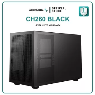 เคสคอมพิวเตอร์ DEEPCOOL - PC CASE M-ATX CH260 / CH260 WHITE รับประกันสินค้า 1 ปี
