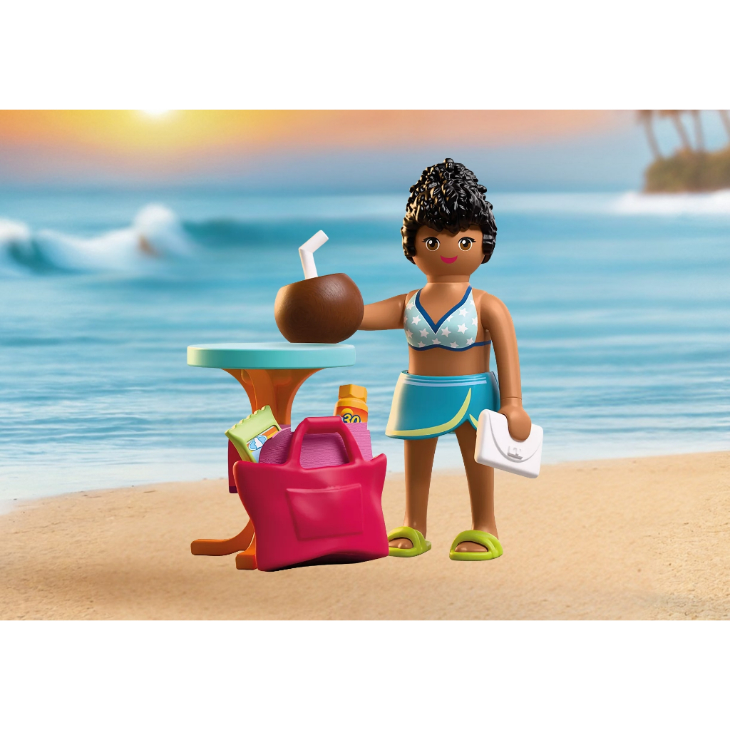Playmobil 72032 Vacationer ของเล่นบทบาทสมมติ สเปเชียล นักท่องเที่ยวสาว