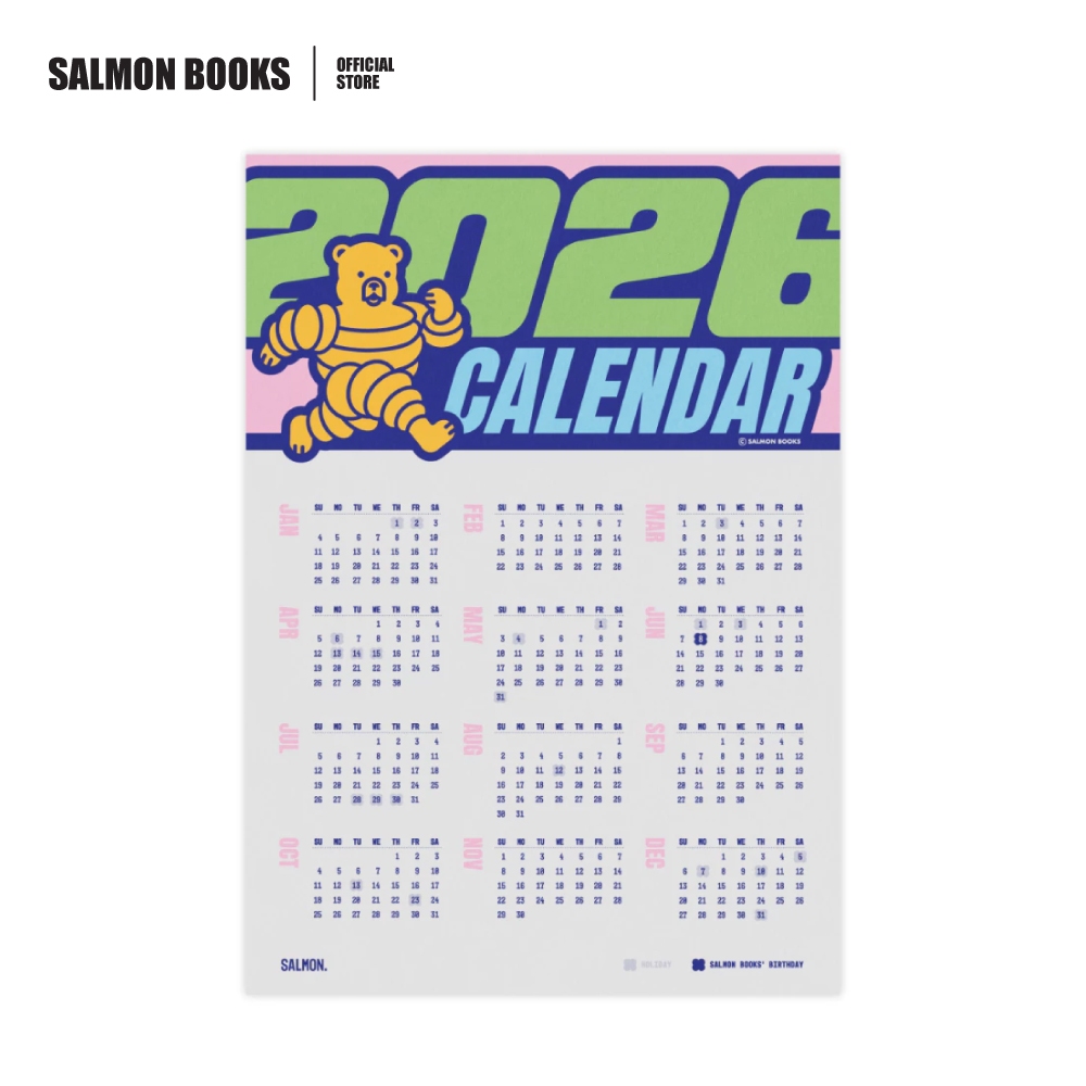 SALMON CALENDAR 2026