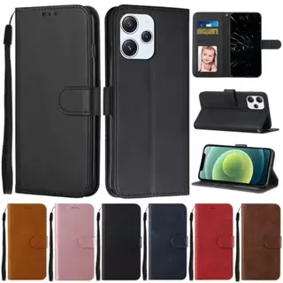 เคสฝาพับหนัง สำหรับ Xiaomi Redmi 12 4G 5G เคสกันกระแทกฝาพับ พร้อมช่องใส่บัตร