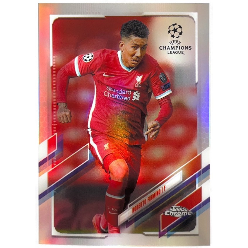 การ์ดฟุตบอล รวมนักเตะพรีเมียร์ลีก จากกล่อง 2021 Topps Chrome UCL ของแท้ 100%