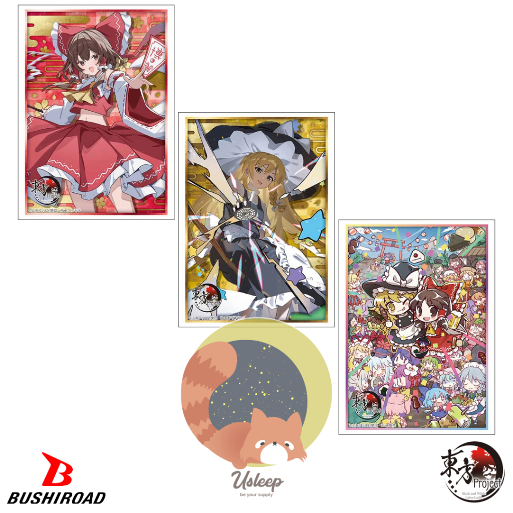Bushiroad Sleeve Collection HG Touhou Project : Reimu Hakurei, Marisa Kirisame