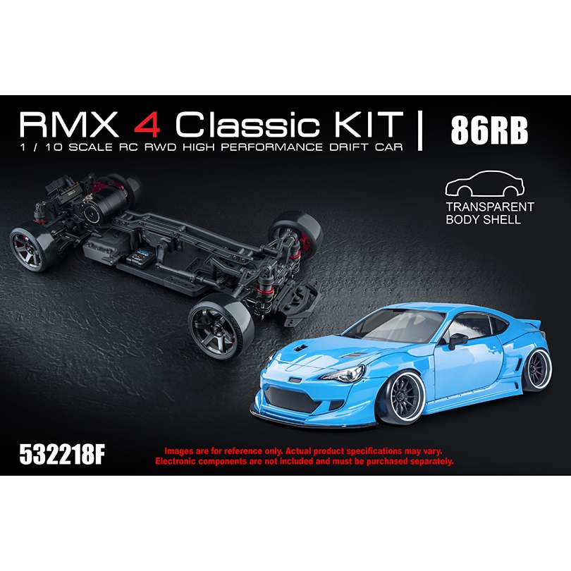 MST RMX 4 Classic RWD KIT 532218F มาพร้อมบอดี้ 86RB ยังไม่ได้ประกอบและทําสี