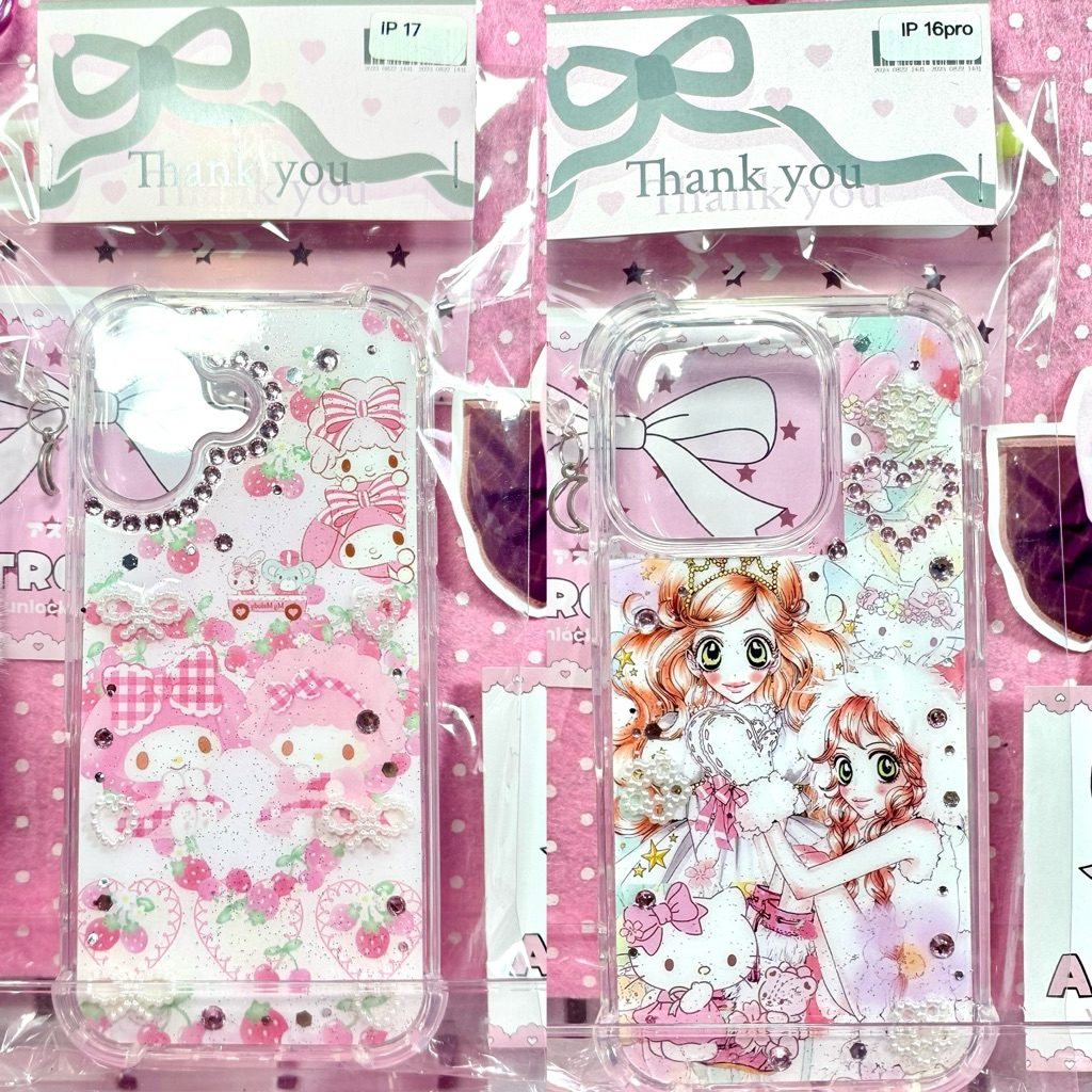 เคสอนิเมะ เคสน่ารักมาย ตี้ เคสเรซิ่น handmade เคสกลิตเตอร์ เคสสั่งทำ (อ่านรายละเอียด)