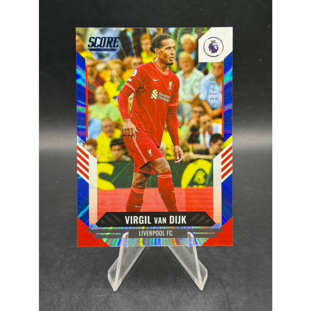 การ์ดฟุตบอล Virgil van Dijk 2021-22 Panini Score 37/49 (ตัวแรร์)