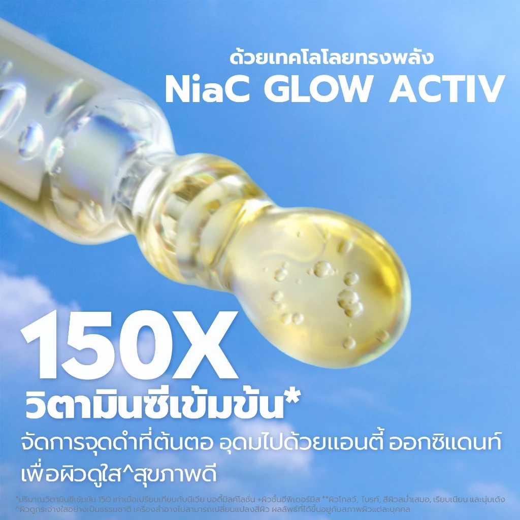นีเวีย บอดี้ เซรั่ม เอ็กซ์ตร้า ไบรท์ 10 ซูเปอร์ วิตามิน แอนด์ สกิน ฟู้ด โกลว์ เพอร์เฟคชั่น 300 มล.NIVEA โลชั่น thumbnail 7