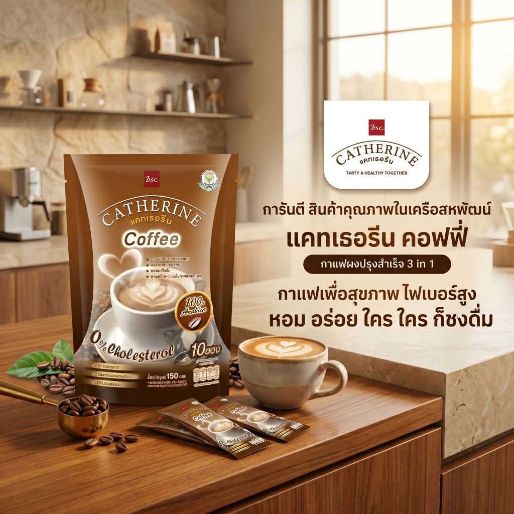 1แพค CATHERINE Coffee กาแฟแคทเธอรีน รูปที่ 6