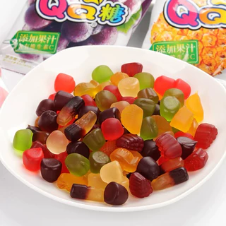 🔥🍬 旺旺 QQ เยลลี่นุ่มรวมรส ผสมน้ำผลไม้ 20g ไขมัน0% 🍓🍇🫐🍏