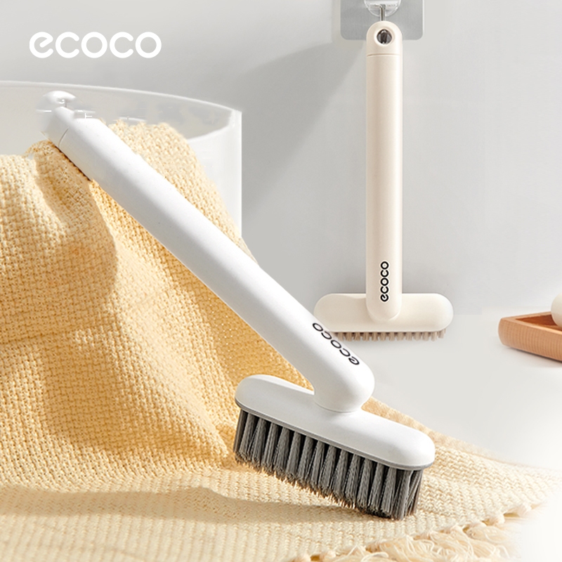 [พร้อมส่ง]Ecoco แปรงซอกมุม ติดผนัง หมุนได้ 360 องศา มีคลิปทำความสะอาด แปรงทำความสะอาดมุม E24028