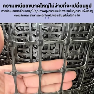 ตาข่ายพลาสติกเกรดพรีเมียม กว้าง1.2/1.5ม ยาว10/30/50ม ทนทานคงทน เหมาะทำรั้วสวน กันนก และตาข่ายเลี้ยงสัตว์หลายชนิด