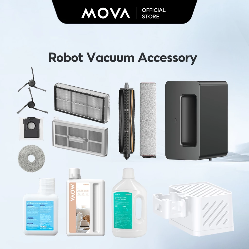 MOVA Robot Vacuum Accessories รองรับรุ่นต่อไปนี้ E10/E30 Ultra / P50 Ultra / E40 Ultra / E50 Ultra series / V50 /Z50