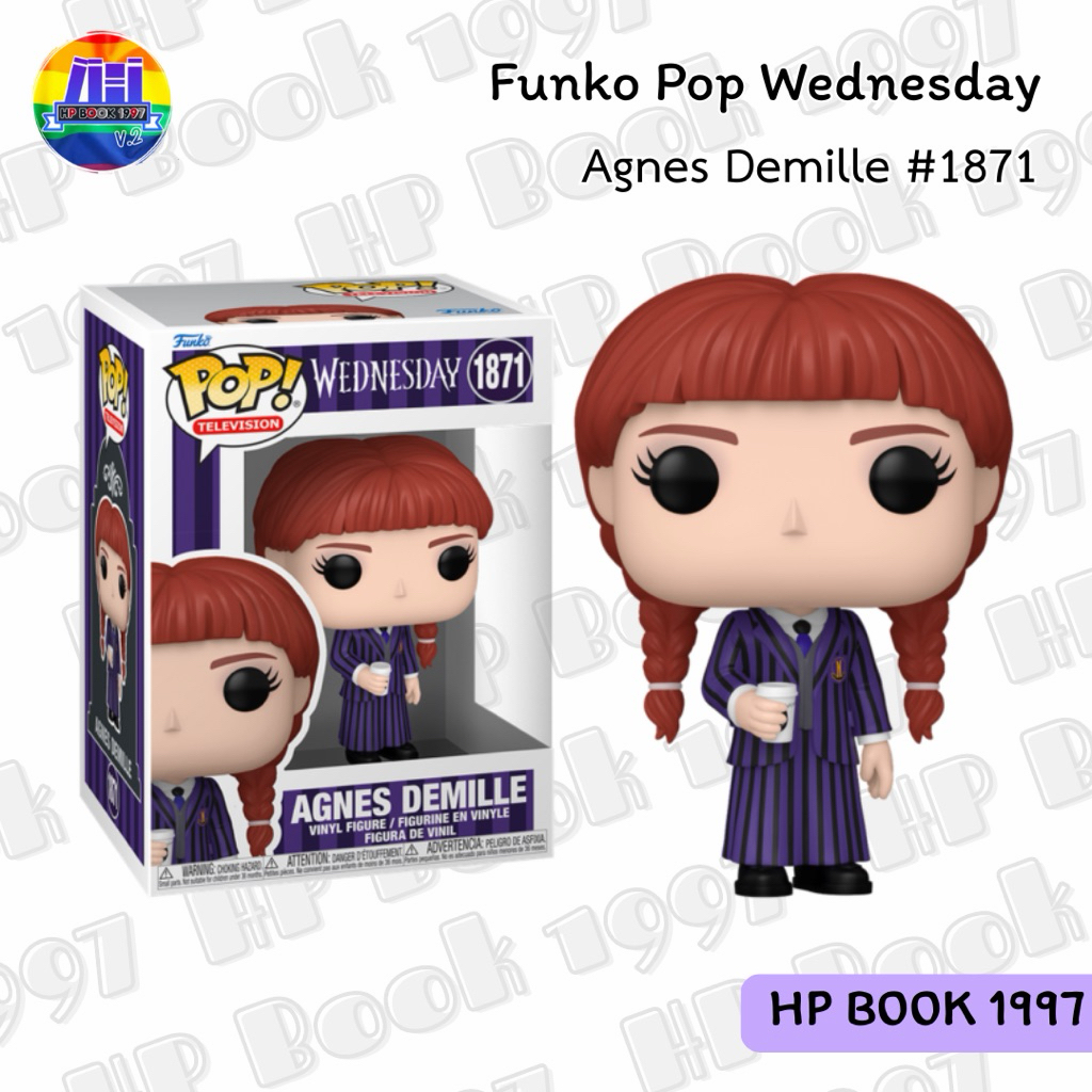 Funko Pop Wednesday - Agnes Demille #1871 (ลิขสิทธิ์แท้) เวนส์เดย์ แอดดัมส์ น้องวันพุธ แอกเนส ดีมิลล