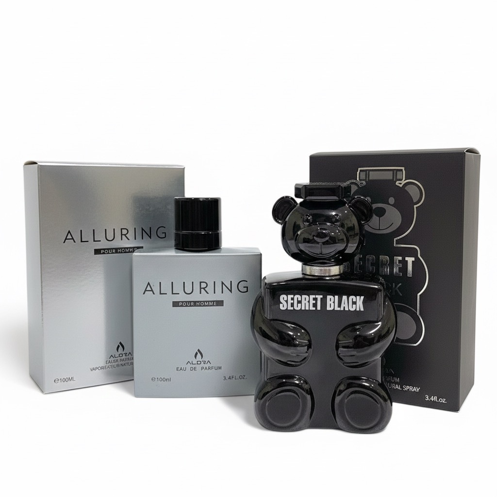 โปรคู่2ขวด ALORA ALLURING 100ML น้ำหอมผู้ชาย กลิ่นสปอร์ตสุดคูล หอมสดชื่น ติดทน-3244