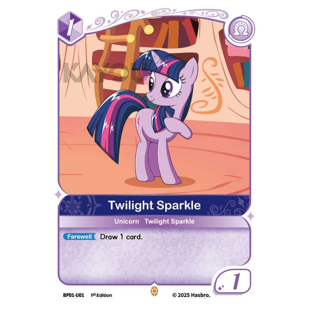 [แยกใบ พร้อมส่ง] BP01 รวมการ์ดระดับ [U] Fantasy Wonderland (1st Ed) ENG 🌟 | My Little Pony TCG