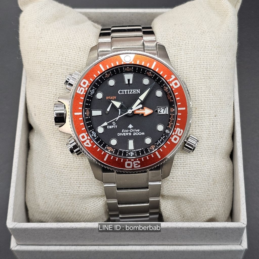 citizen promaster aqualand ecodrive BN2039-59e coke