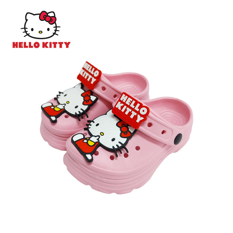 Hello Kitty รองเท้าหัวโตเด็ก ลายคิตตี้ รองเท้าแตะเด็ก มี 2 สี พื้นนุ่ม กันลื่น ใส่สบาย รุ่นKTL-604