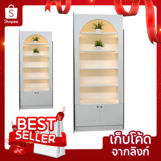 CNB-S-170 ตู้โชว์พร้อมไฟในตัวขนาดกว้าง70เซนติเมตร(ประกอบสำเร็จจากโรงงาน)