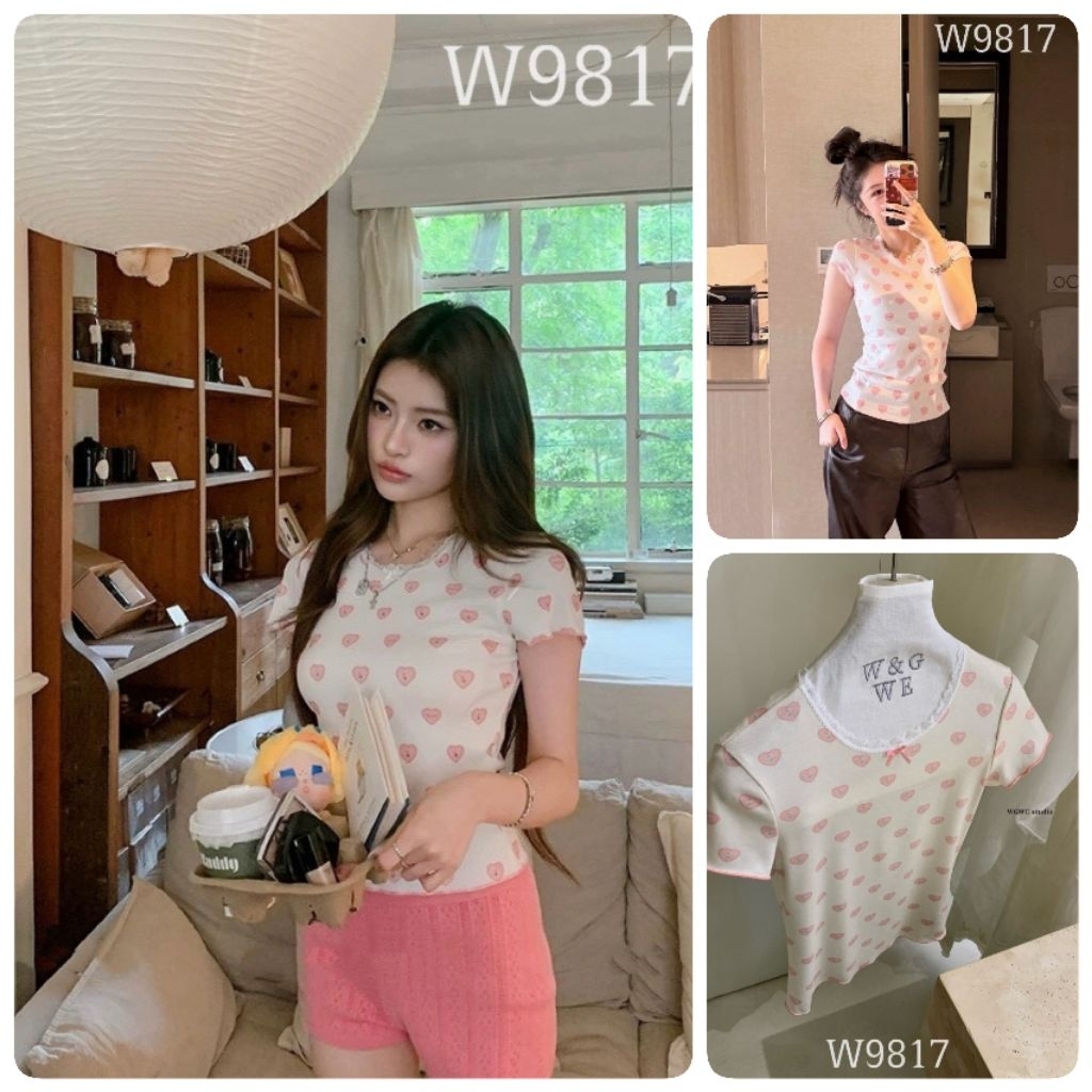 W9817 เสื้อแฟชั่น Tag🇰🇷🛍️WGWE
